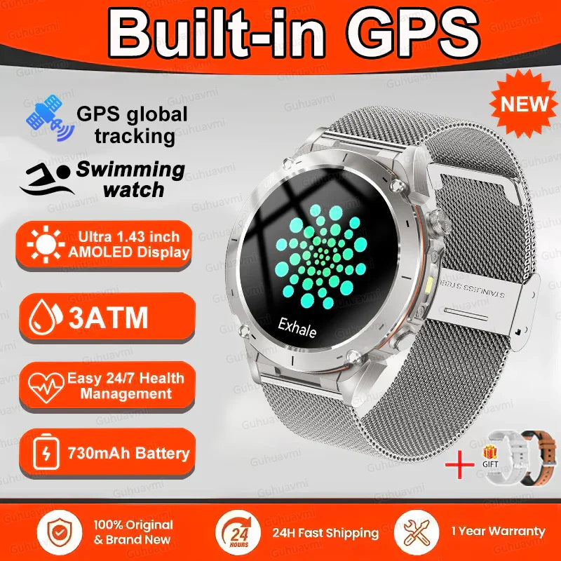 New T-Rex 3 GPS Smart Watch