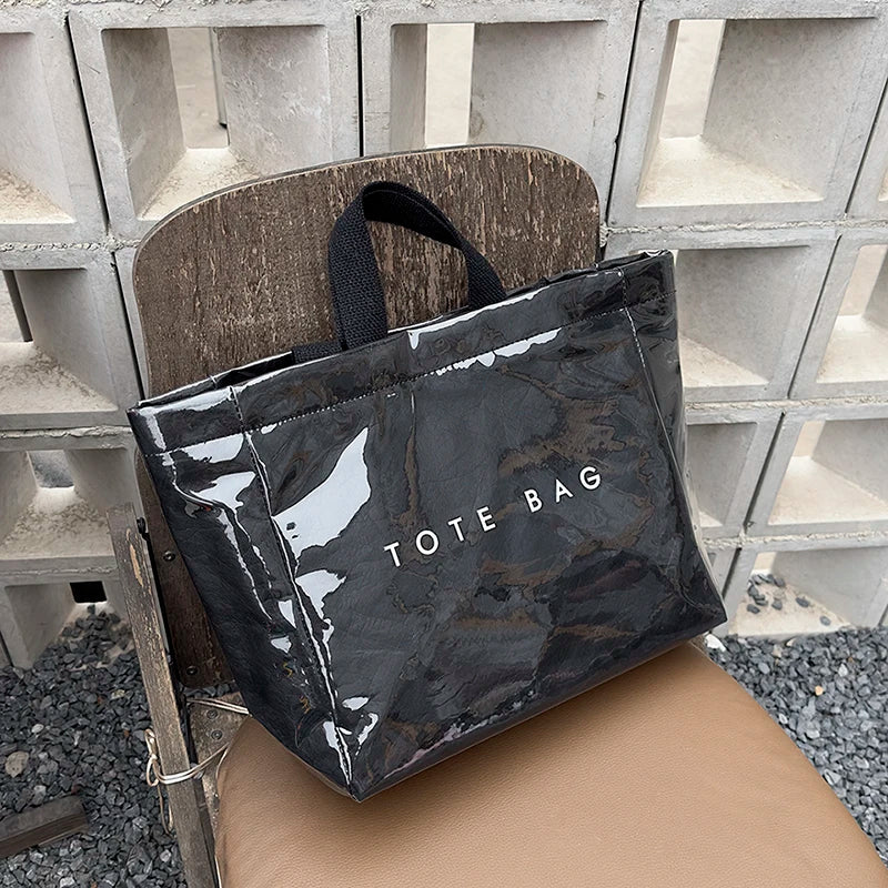 Moderne Shopper mit Reißverschluss mit Innenfächern