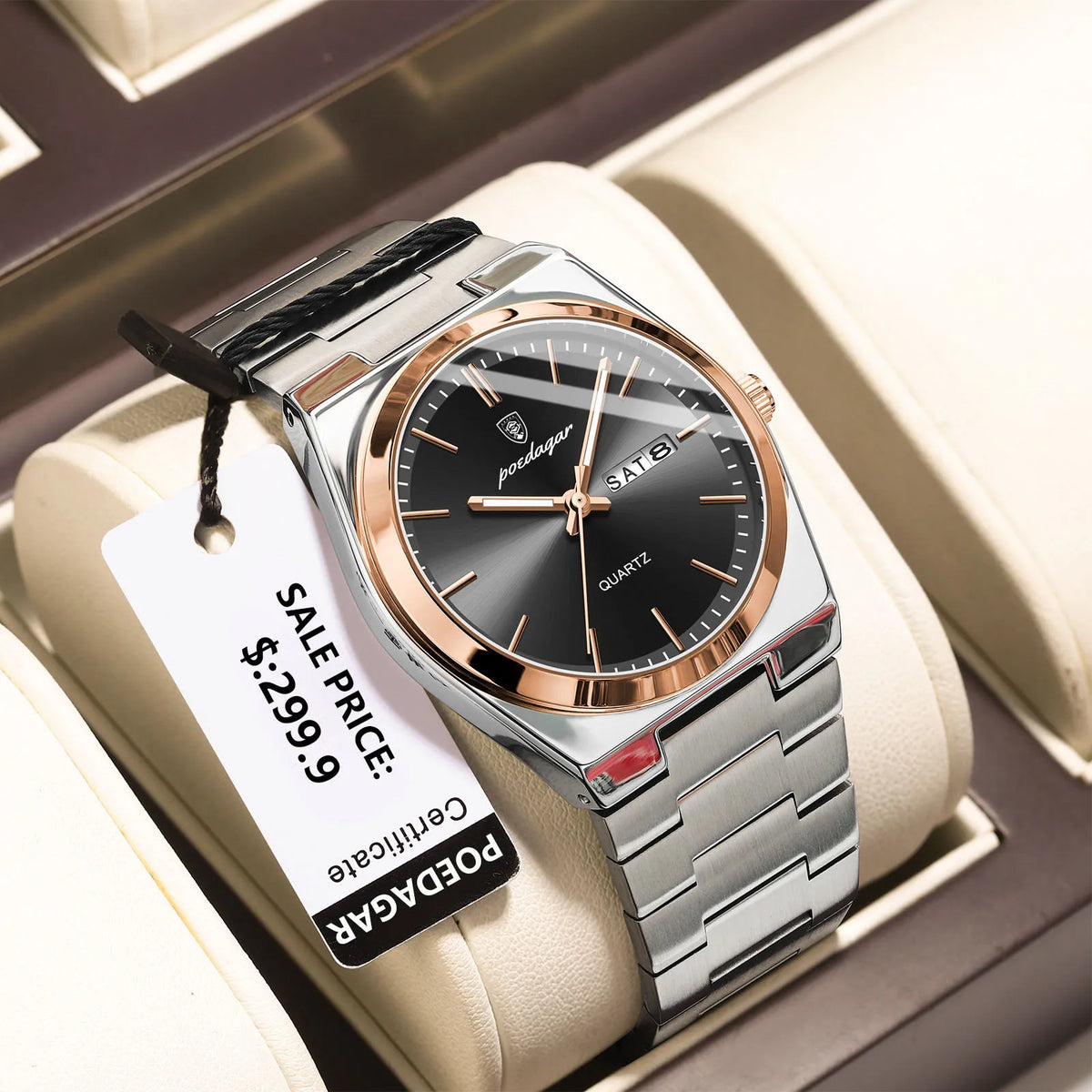 POEDAGAR Luxury Sport Quartz Men's Wristwatch
