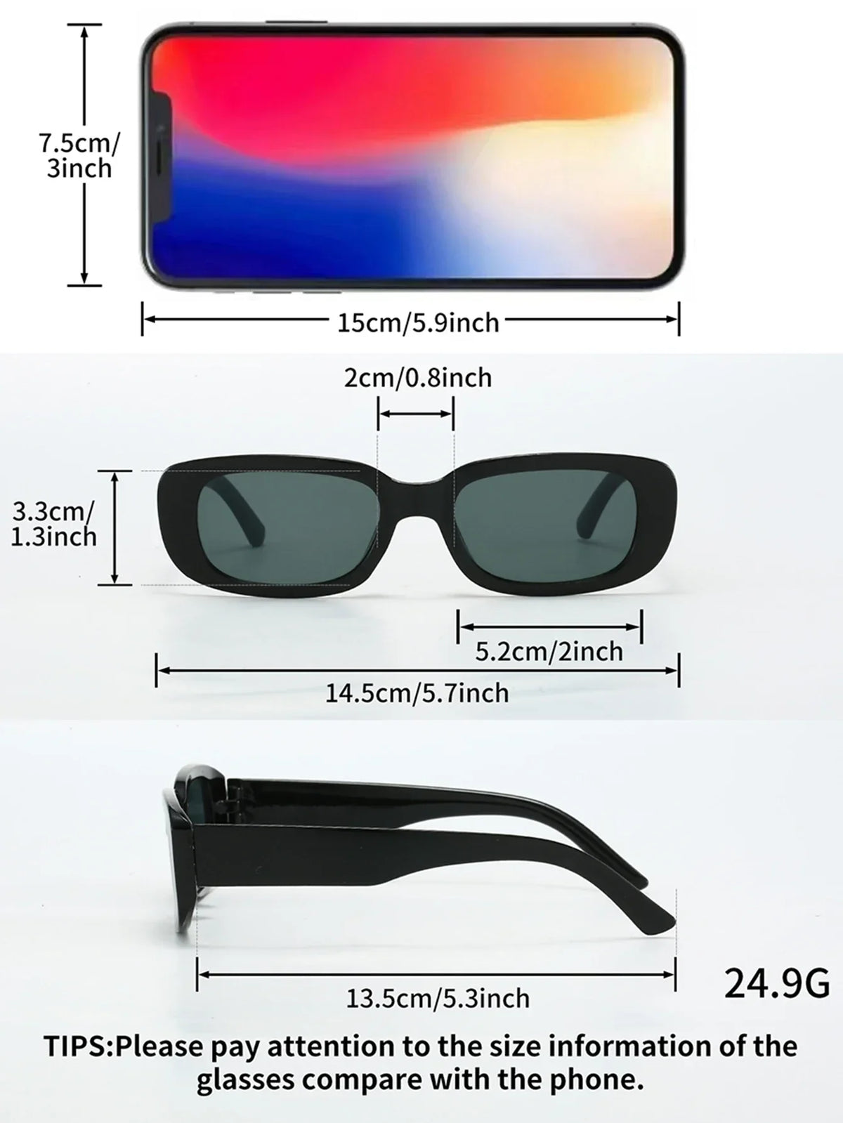 Elegante Sonnenbrille Metall UV400