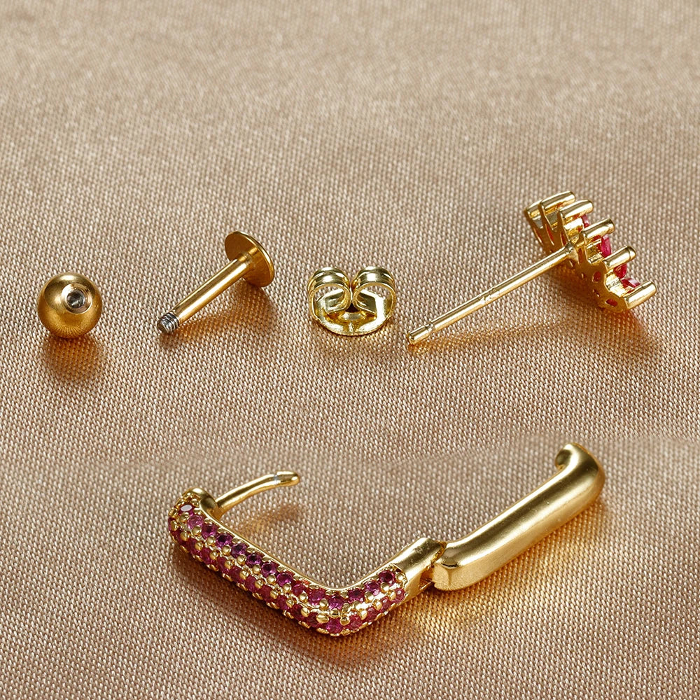 Skye Earrings · Stainless Steel