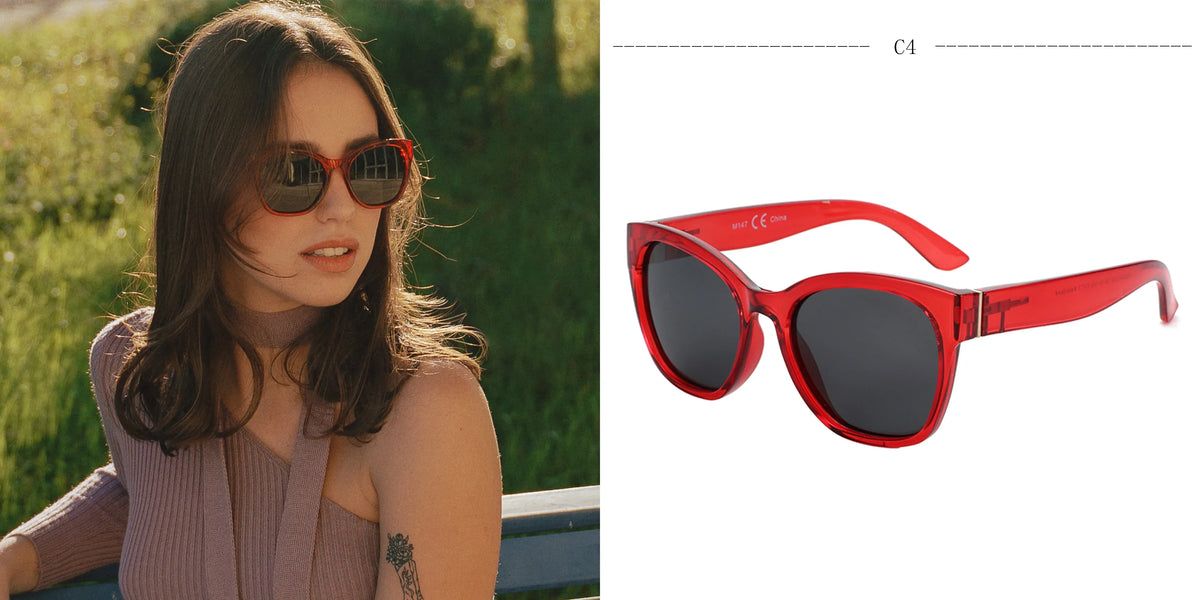 Elegant Cat-Eye Polarized UV400 Sunglasses