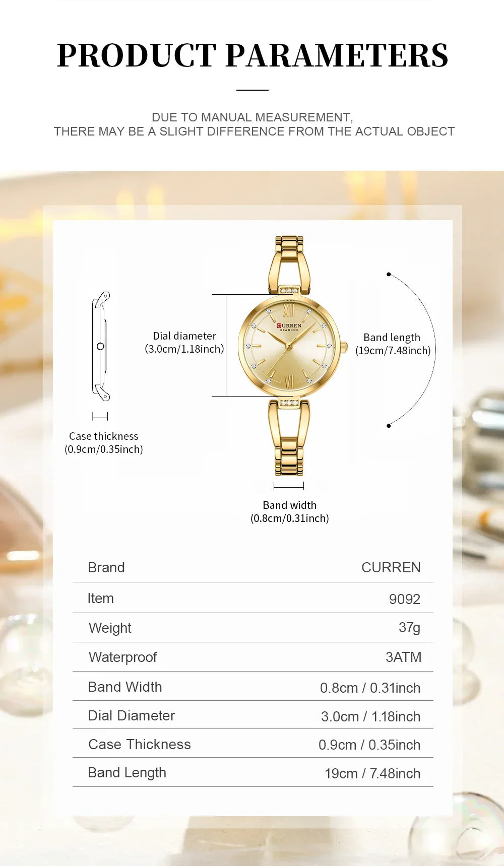 Edle Damen Armbanduhr Edelstahl Analog Quarz