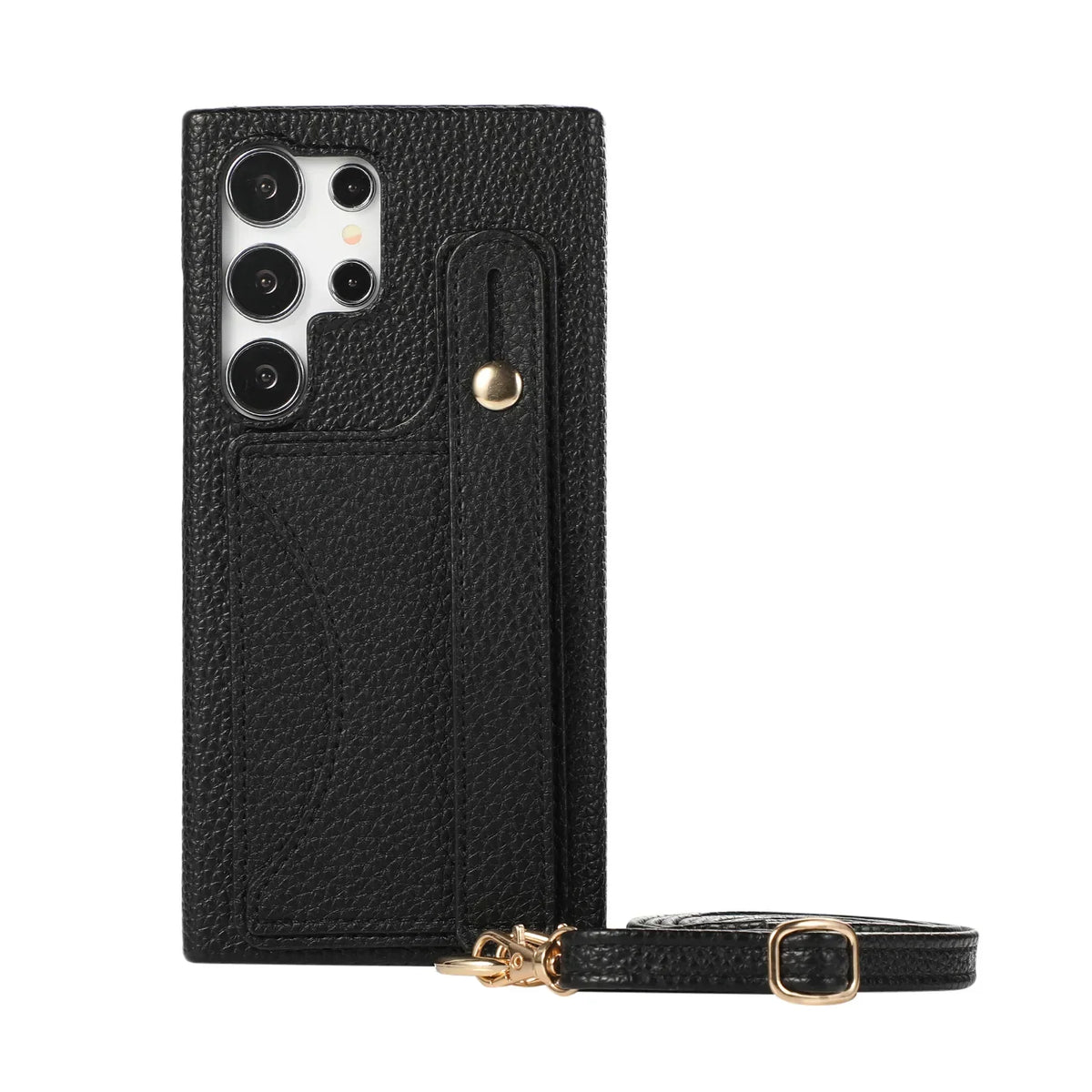Elegant phone case with zipper