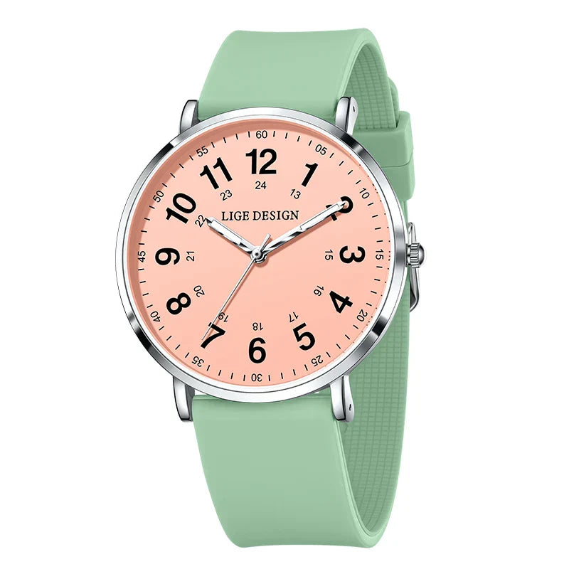 Elegante Damen Armbanduhr Analog Quarz wasserbeständig