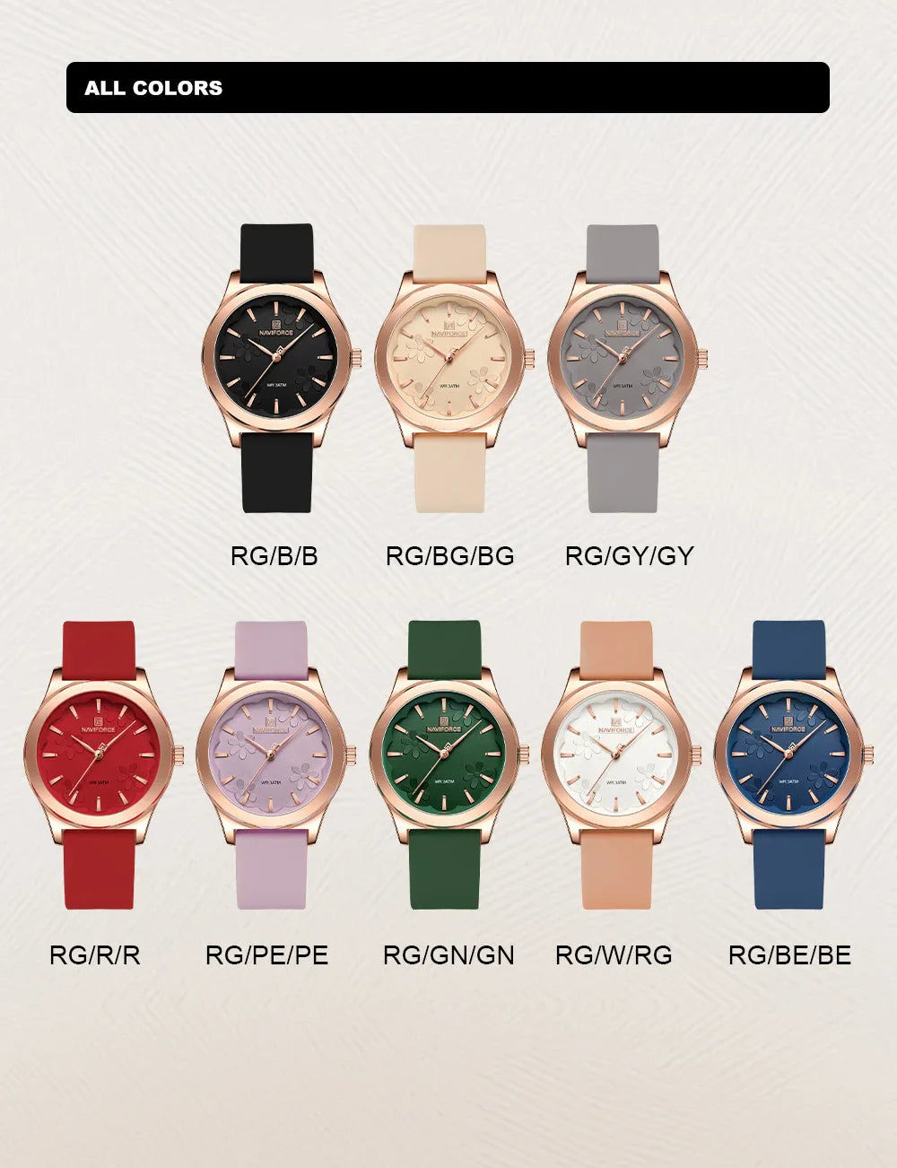 Elegante Damen Armbanduhr Analog Quarz wasserbeständig