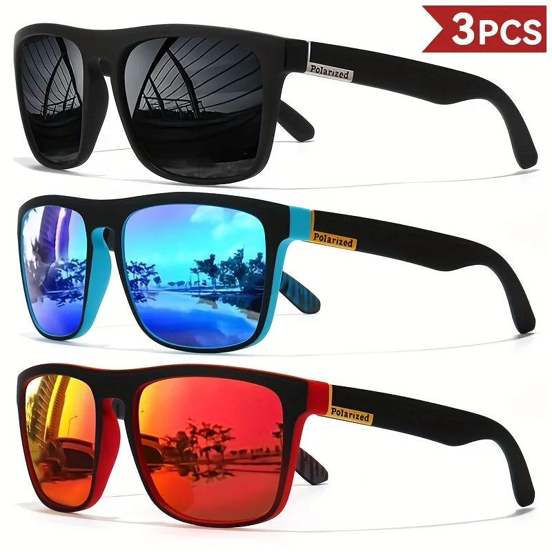 Fashion Vintage Square Polarisierte Sonnenbrille – UV400 Designer-Brille für Herren & Damen