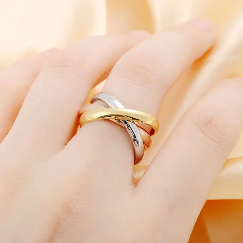 Anti-Stress Fidget Ring made of Stainless Steel - Rotatable Anxiety Spinner Ring