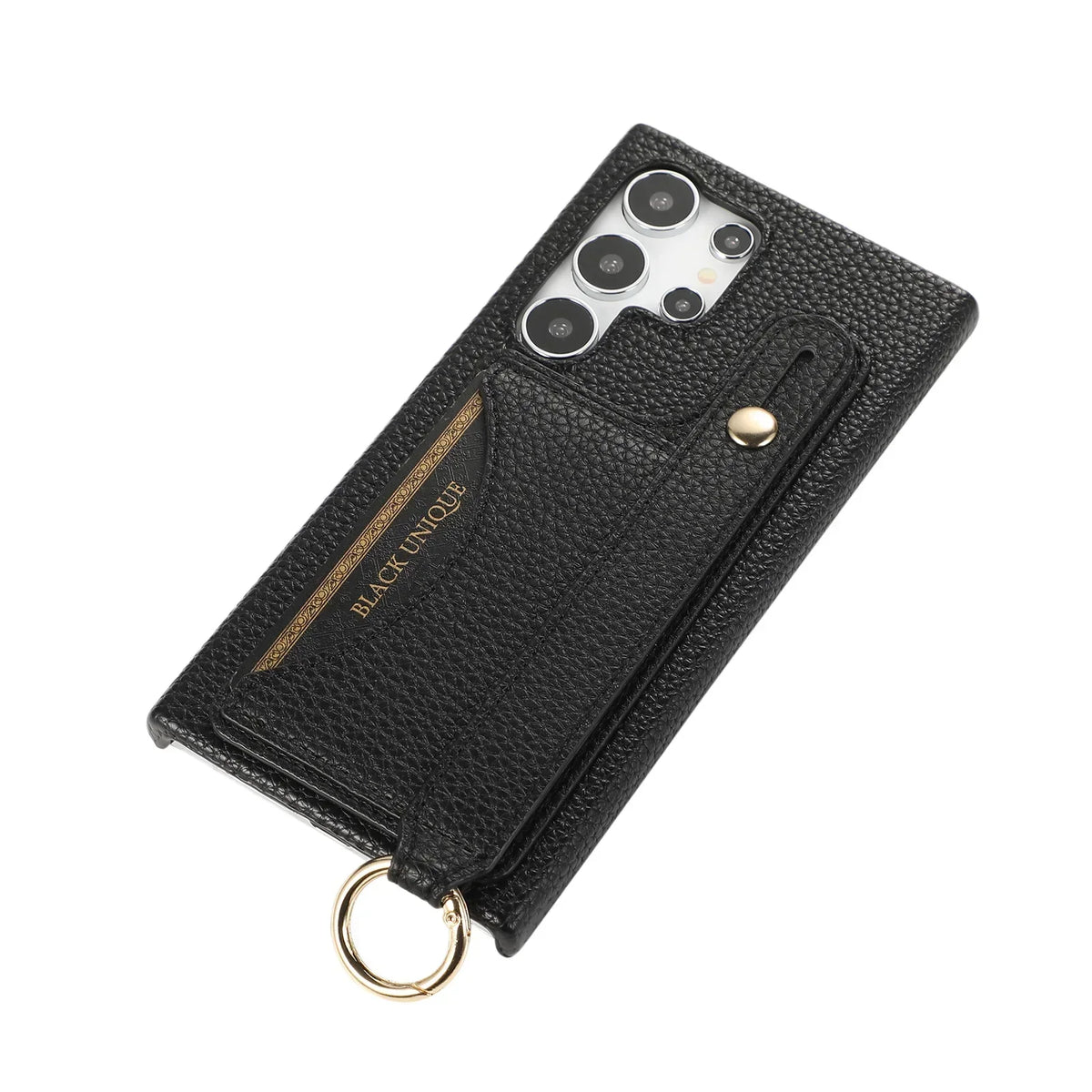 Elegant phone case with zipper