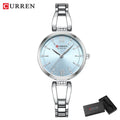 Edle Damen Armbanduhr Edelstahl Analog Quarz