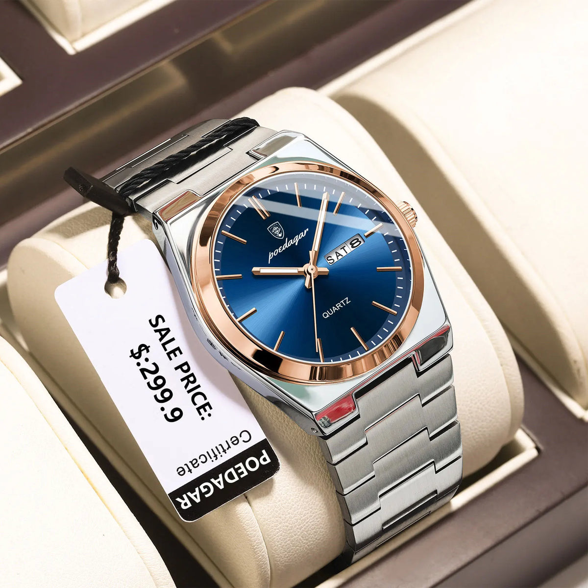 POEDAGAR Luxury Sport Quartz Men's Wristwatch