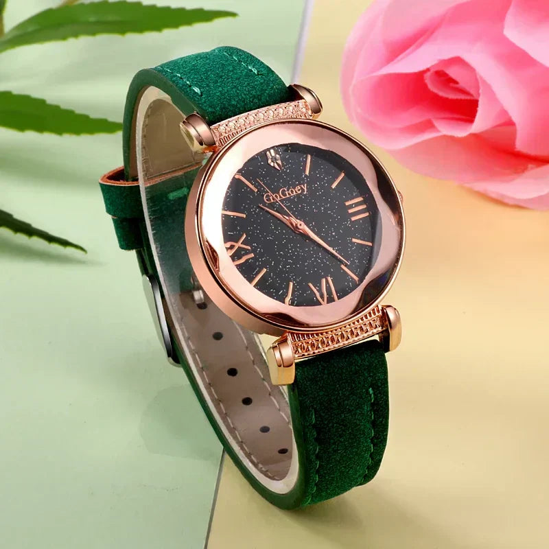 Starry Sky Quartz Watch for Women – Elegant Ladies Watch, Montre Femme, Reloj Mujer, Horloges Women, Relógio Feminino