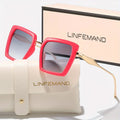 Modern Square PC UV400 Gradient Sunglasses