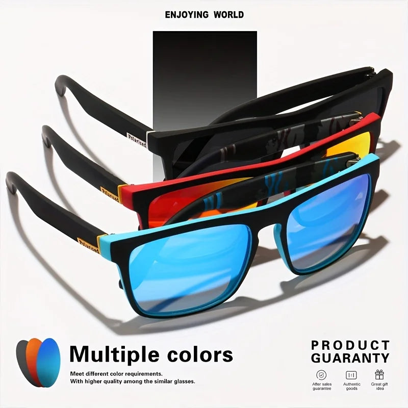 Fashion Vintage Square Polarisierte Sonnenbrille – UV400 Designer-Brille für Herren & Damen