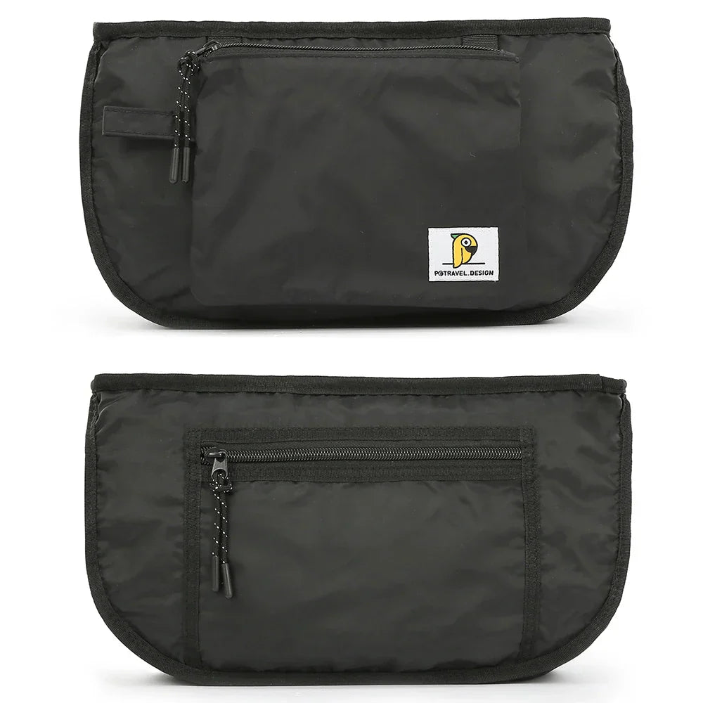 Trendy Nylon Crossbody Bag with Zipper with