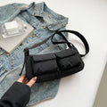 Modern Nylon Crossbody Bag with Zipper