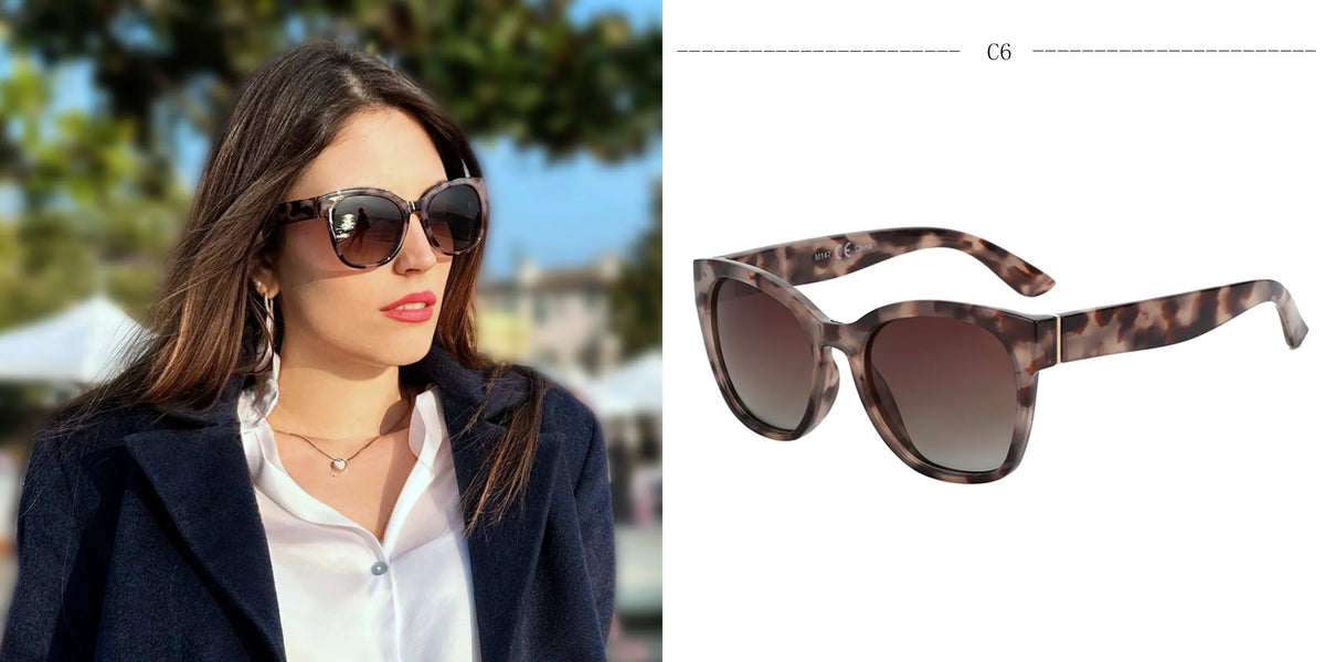 Elegant Cat-Eye Polarized UV400 Sunglasses
