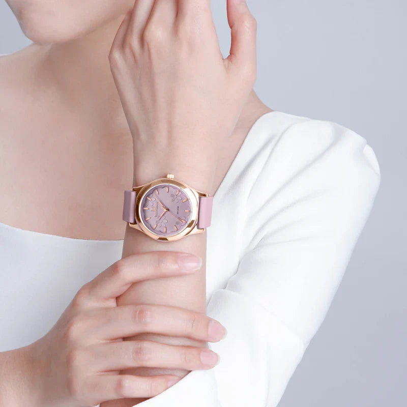 Elegante Damen Armbanduhr Analog Quarz wasserbeständig