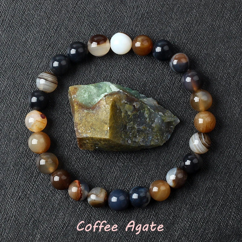 Amethyst Armband für Damen – Echtes Naturstein Kristall Armband