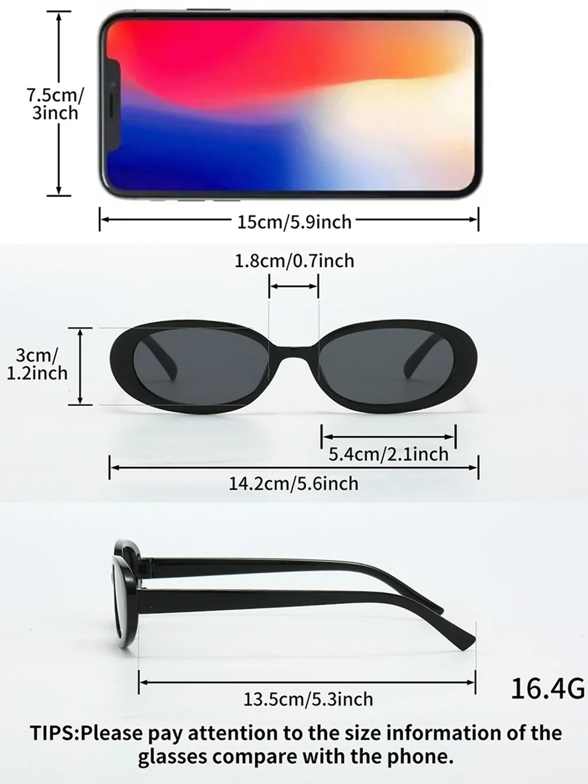 Elegante Sonnenbrille Metall UV400