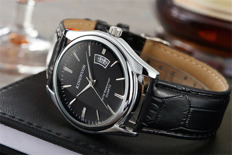 Luxus Herren-Armbanduhr 2022 – Edelstahlband, Wasserdicht, Business Uhren für Männer | Relogio Masculino