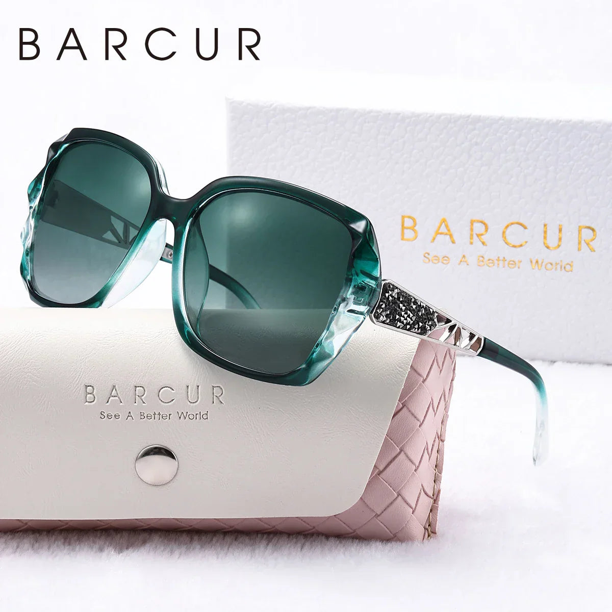 Elegant Sunglasses PC Polarized UV400 Mirror Lens