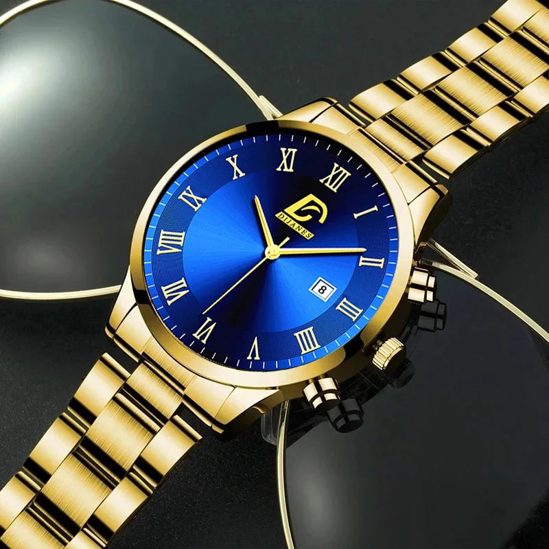 Luxury Men's Wristwatch – Minimalist & Elegant.