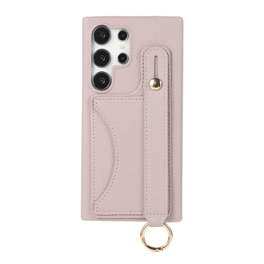 Elegant phone case with zipper