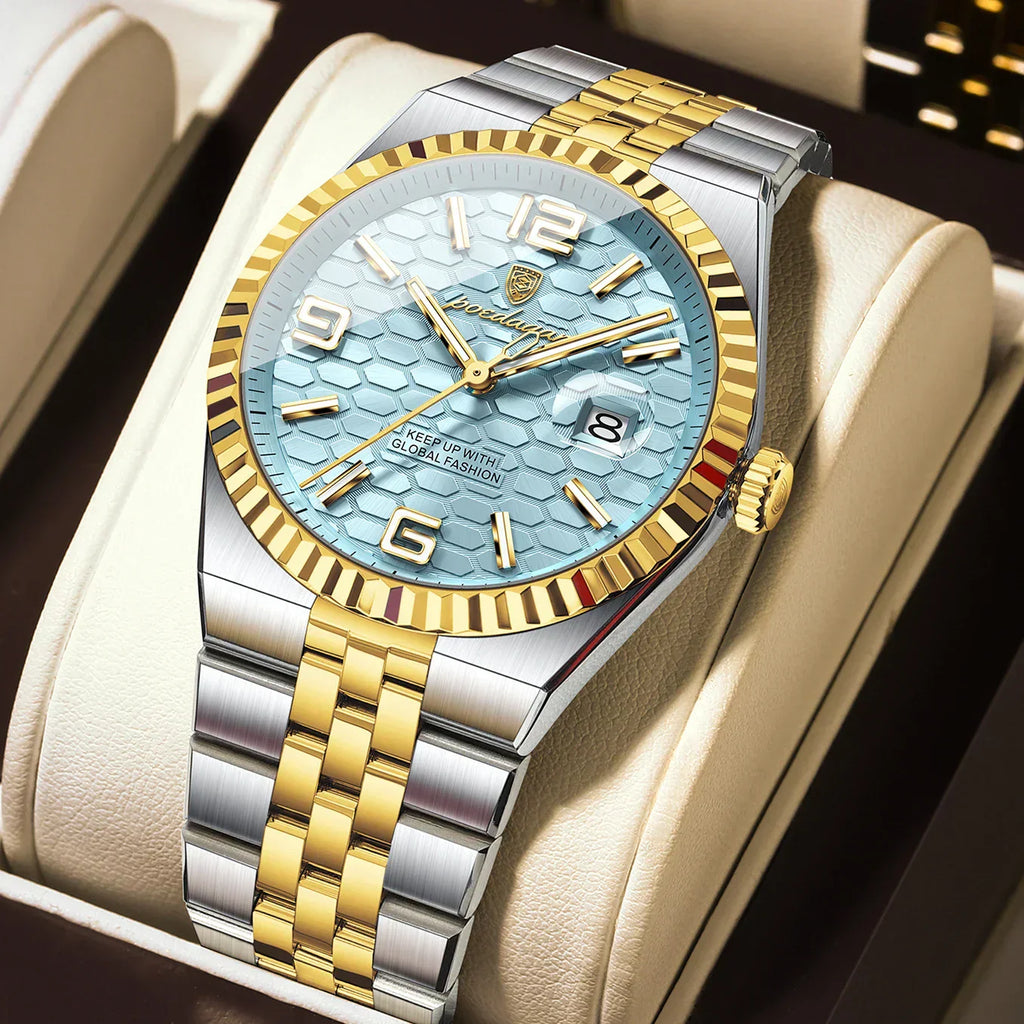 POEDAGAR High Quality Original Men Clock