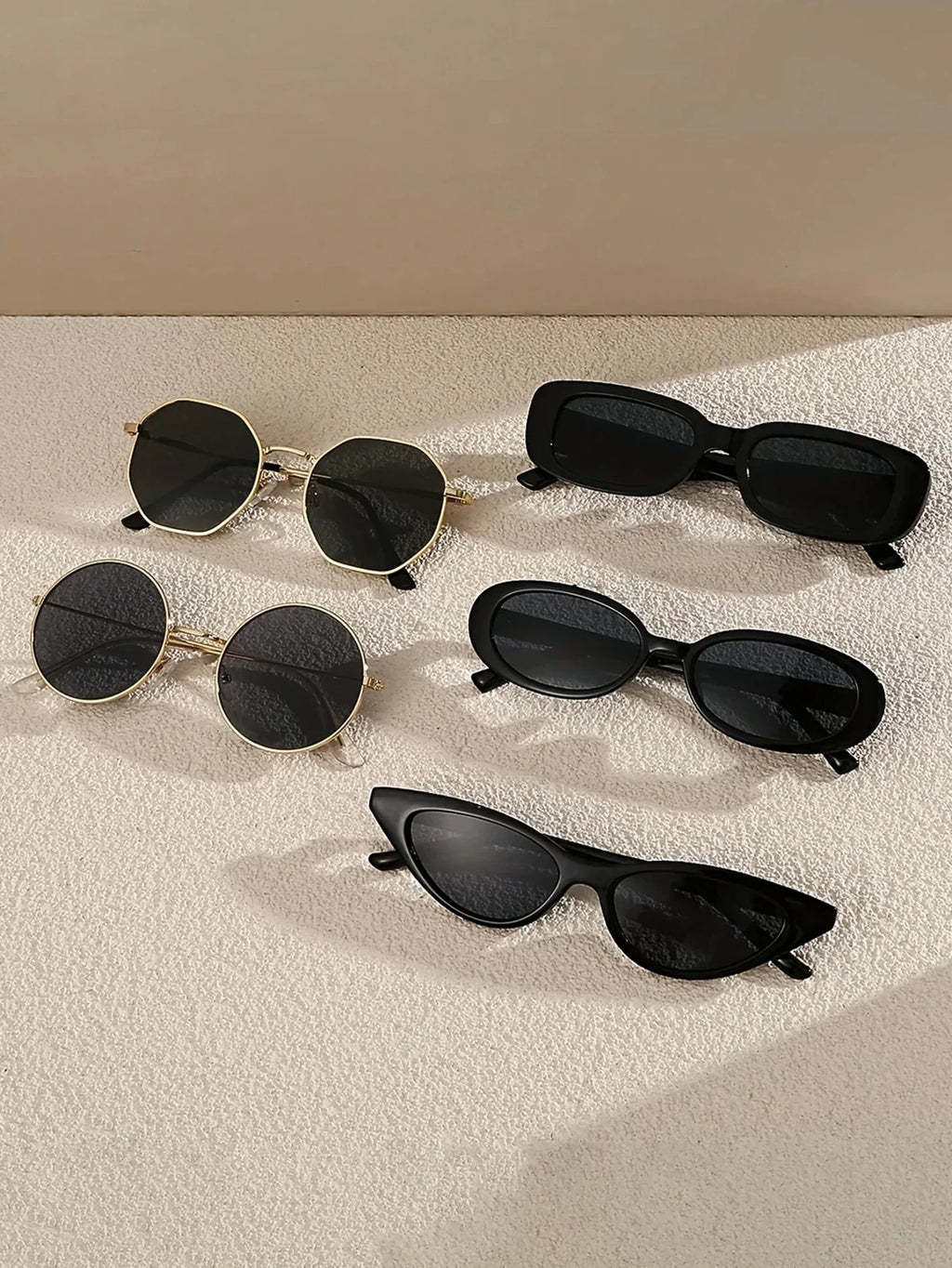 Elegante Sonnenbrille Metall UV400
