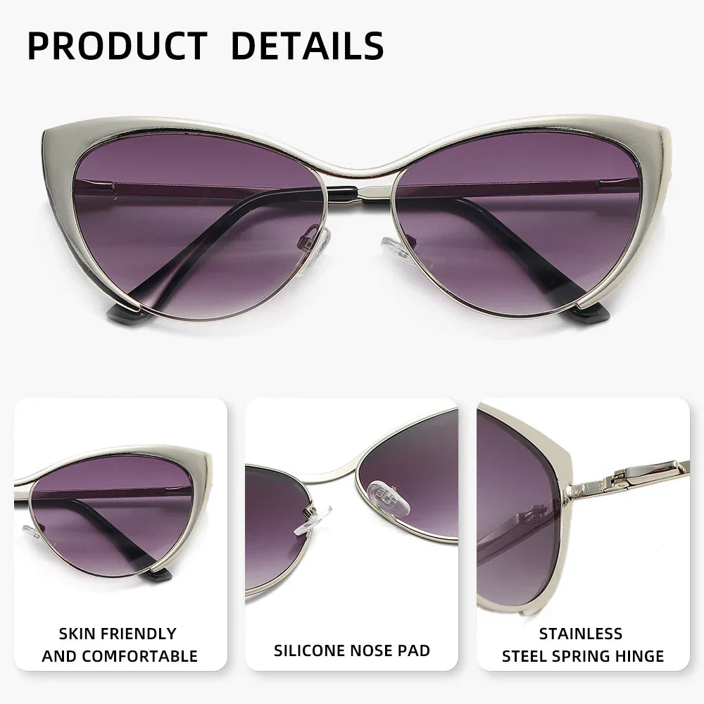 Elegant Sunglasses Metal UV400