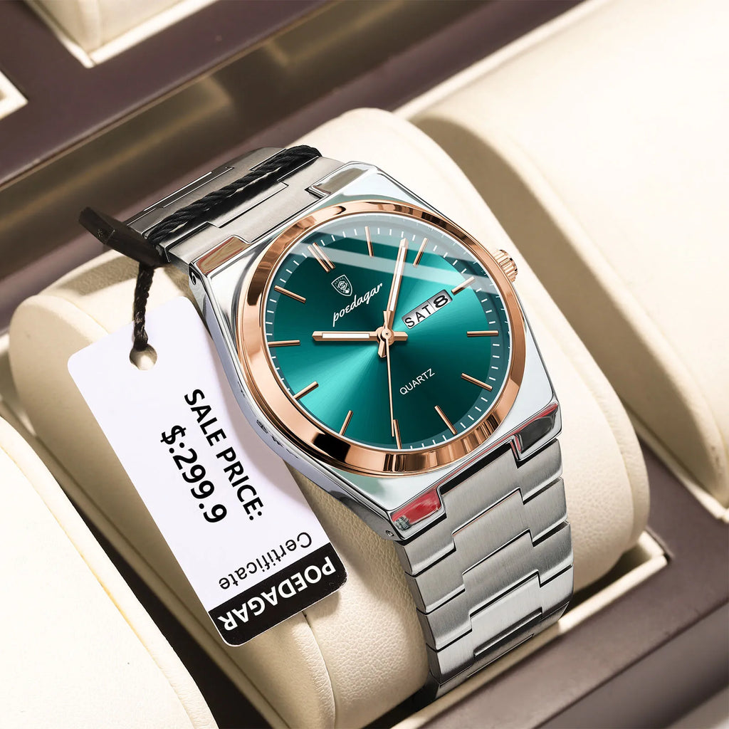 POEDAGAR Luxury Sport Quartz Men's Wristwatch