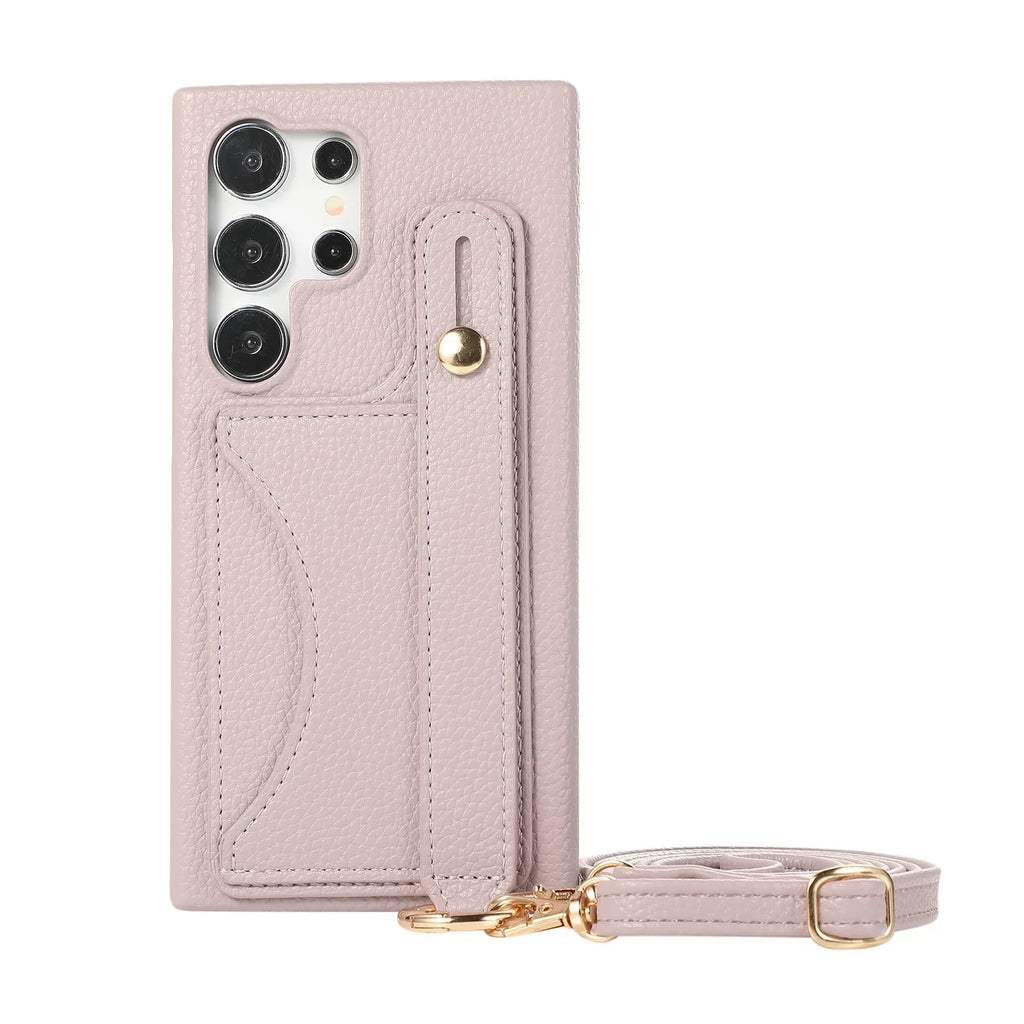 Elegant phone case with zipper