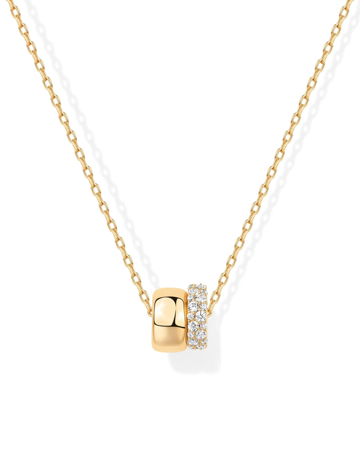 Ruby Necklace · Gold Plated