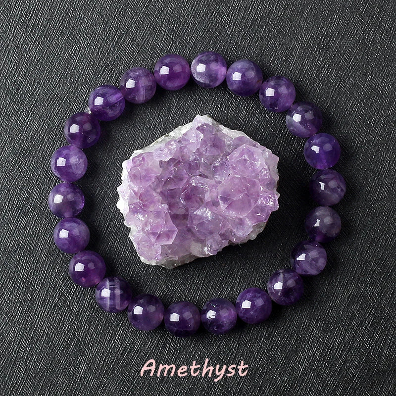 Amethyst Armband für Damen – Echtes Naturstein Kristall Armband