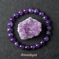 Amethyst Armband für Damen – Echtes Naturstein Kristall Armband