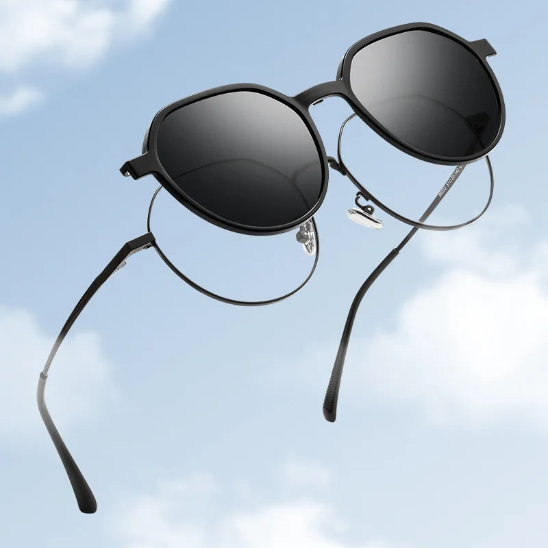 Sporty Round Polarized Sunglasses