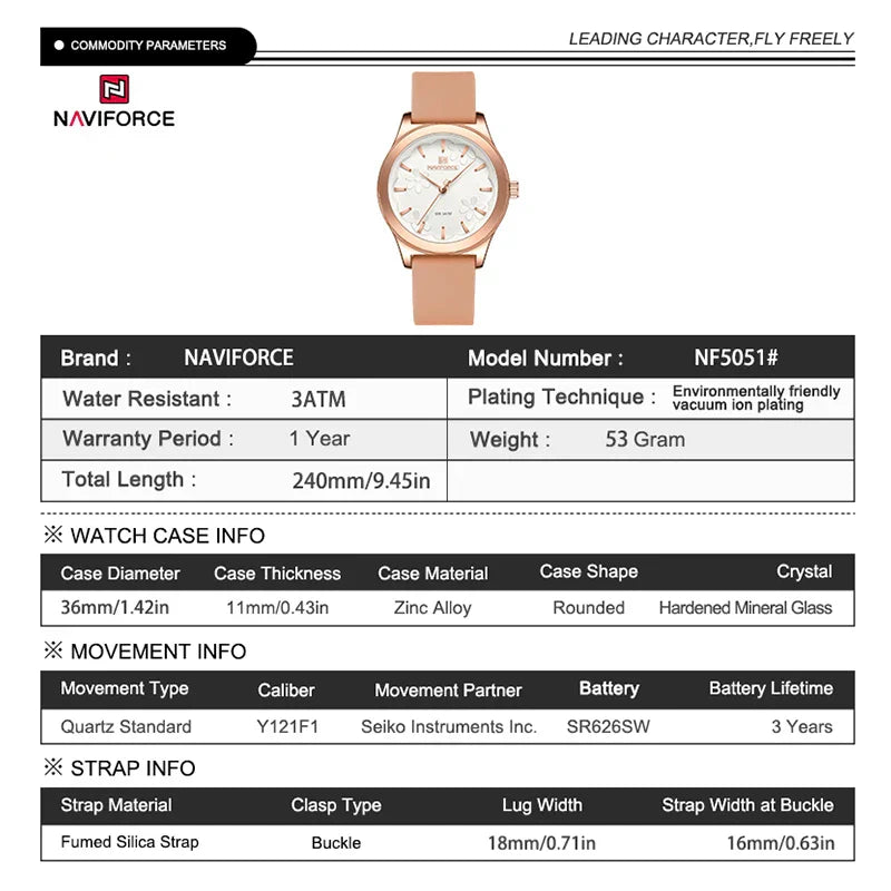 Elegante Damen Armbanduhr Analog Quarz wasserbeständig