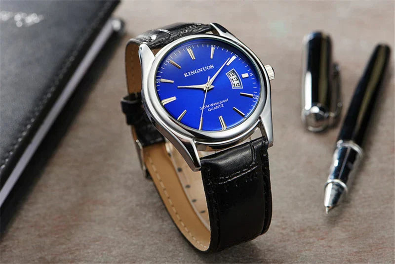 Luxus Herren-Armbanduhr 2022 – Edelstahlband, Wasserdicht, Business Uhren für Männer | Relogio Masculino