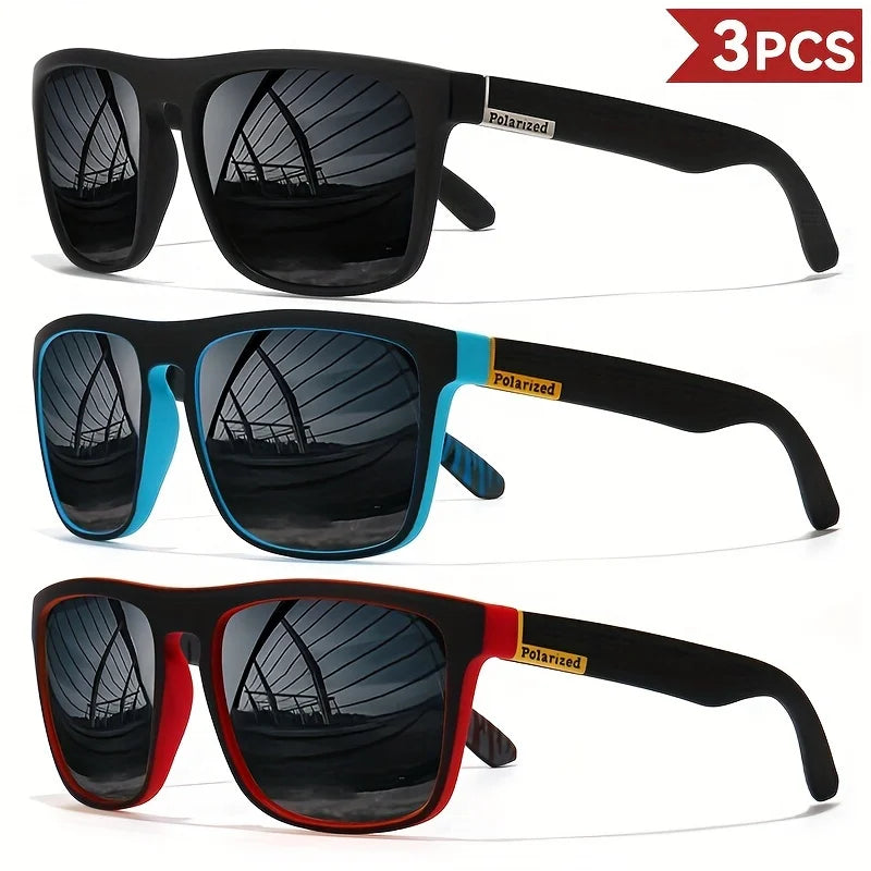 Fashion Vintage Square Polarisierte Sonnenbrille – UV400 Designer-Brille für Herren & Damen