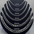 925 Sterling Silber Halskette für Damen & Herren