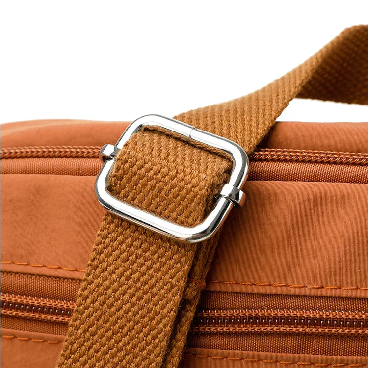 Stilvolle Crossbody Handtasche Nylon mit Reißverschluss mit