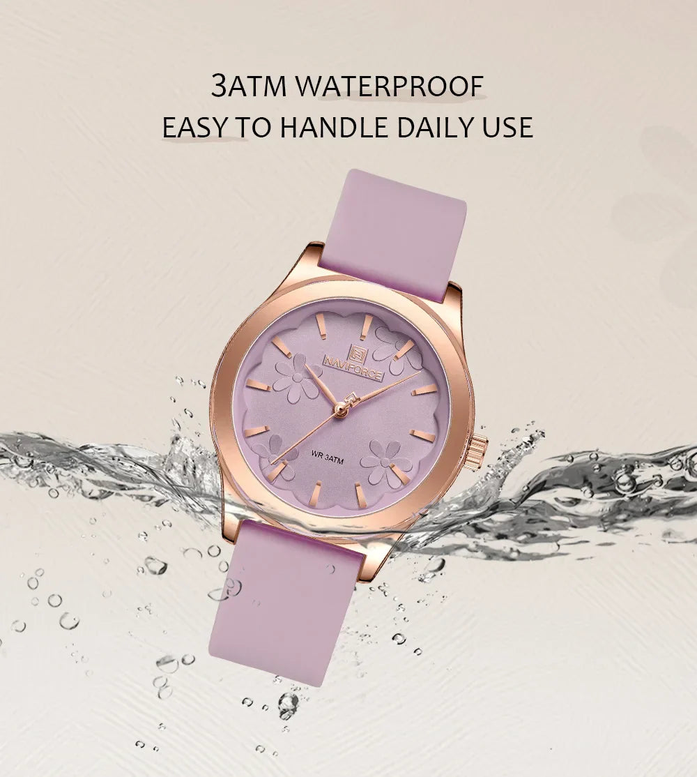 Elegante Damen Armbanduhr Analog Quarz wasserbeständig