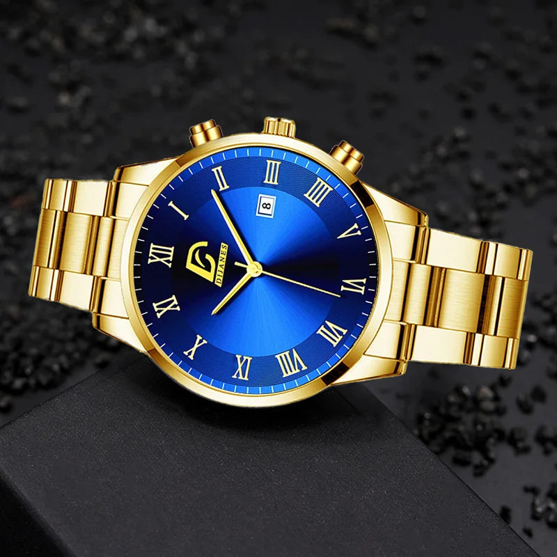 Luxury Men's Wristwatch – Minimalist & Elegant.