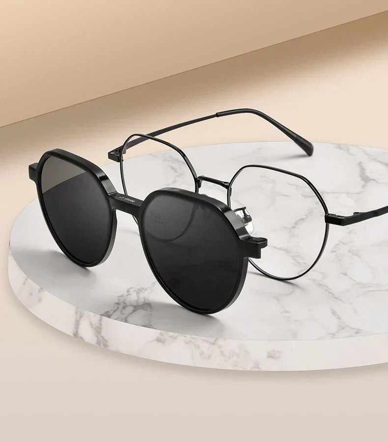 Sporty Round Polarized Sunglasses