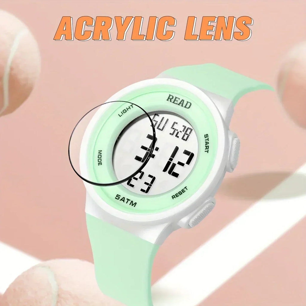 Moderne Damen-LED-Uhr – Stylisch & Smart.