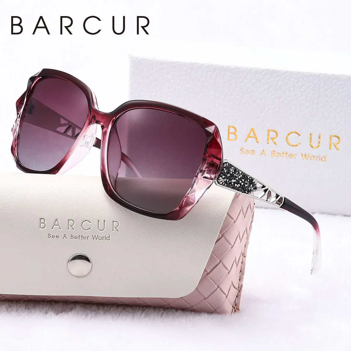 Elegant Sunglasses PC Polarized UV400 Mirror Lens