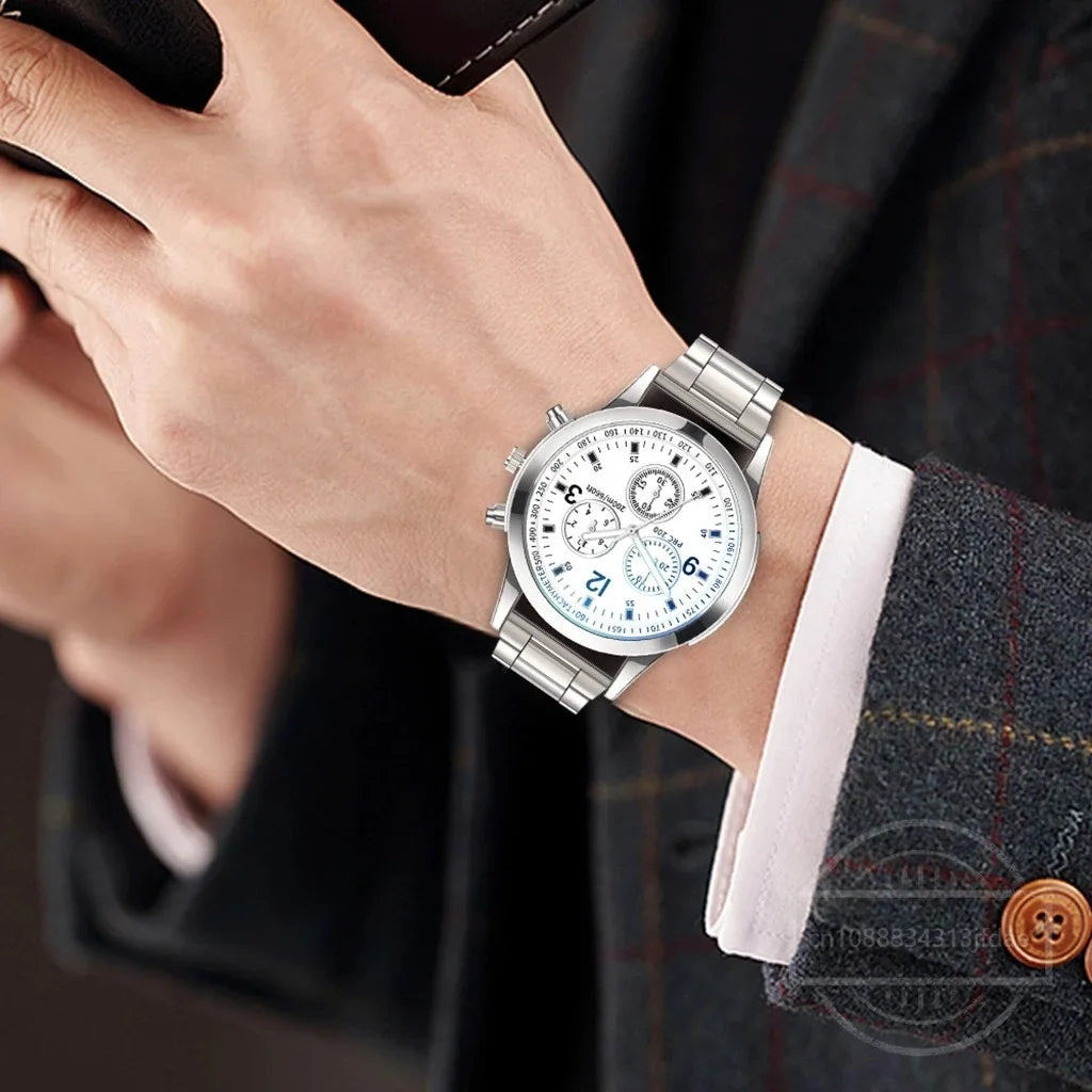 Jason Seanović Men's Watch – Luxurious Stainless Steel Strap