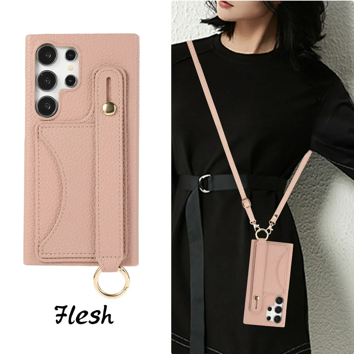 Elegante Handyhülle mit Reißverschluss