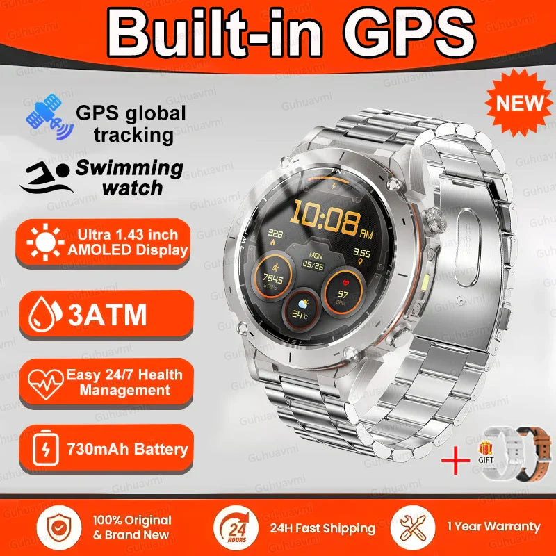 New T-Rex 3 GPS Smart Watch
